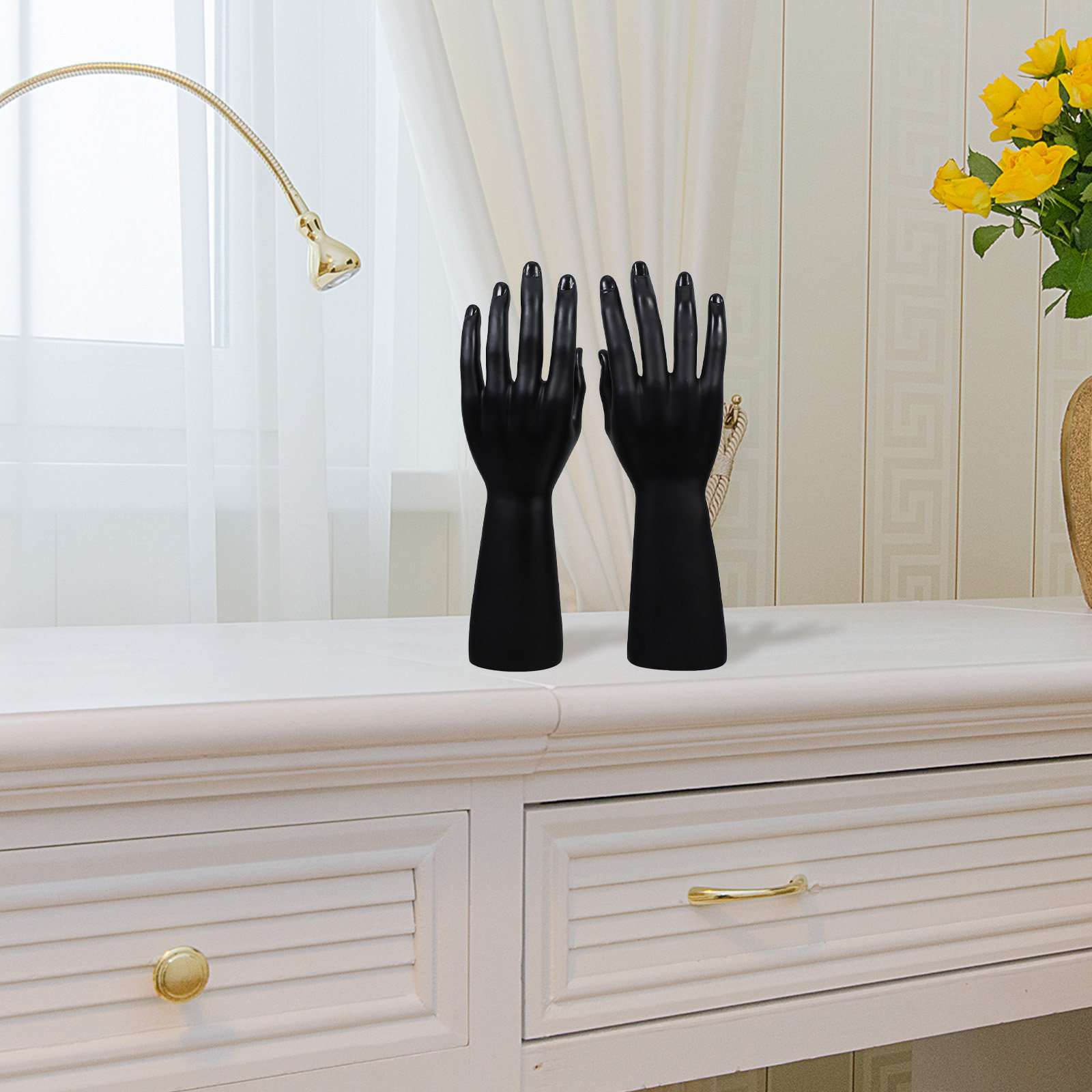 Jewelry Stores With Watches - 2Pcs Realistic Skin-Tone Mannequin Hands Jewelry