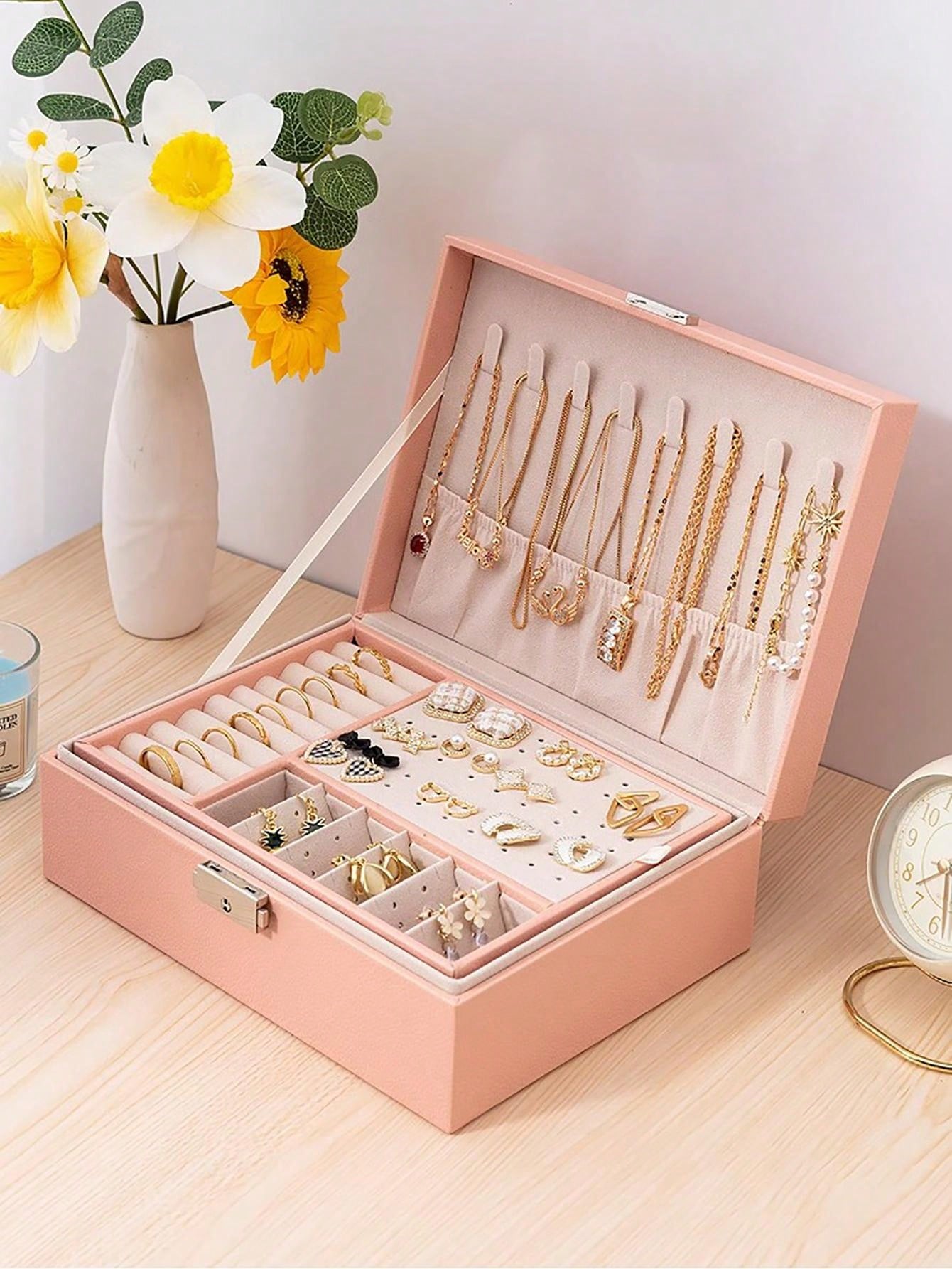 Jewelry Stores With Watches - 1pc Jewelry Storage Box, Large Capacity