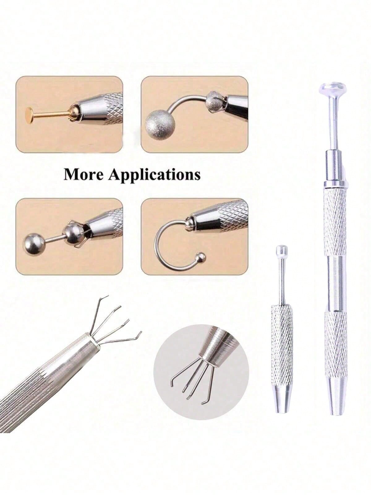 Jewelry & Watches Bench - 1/2pcs Jewelry Grabbing Tool, Alloy Perforated