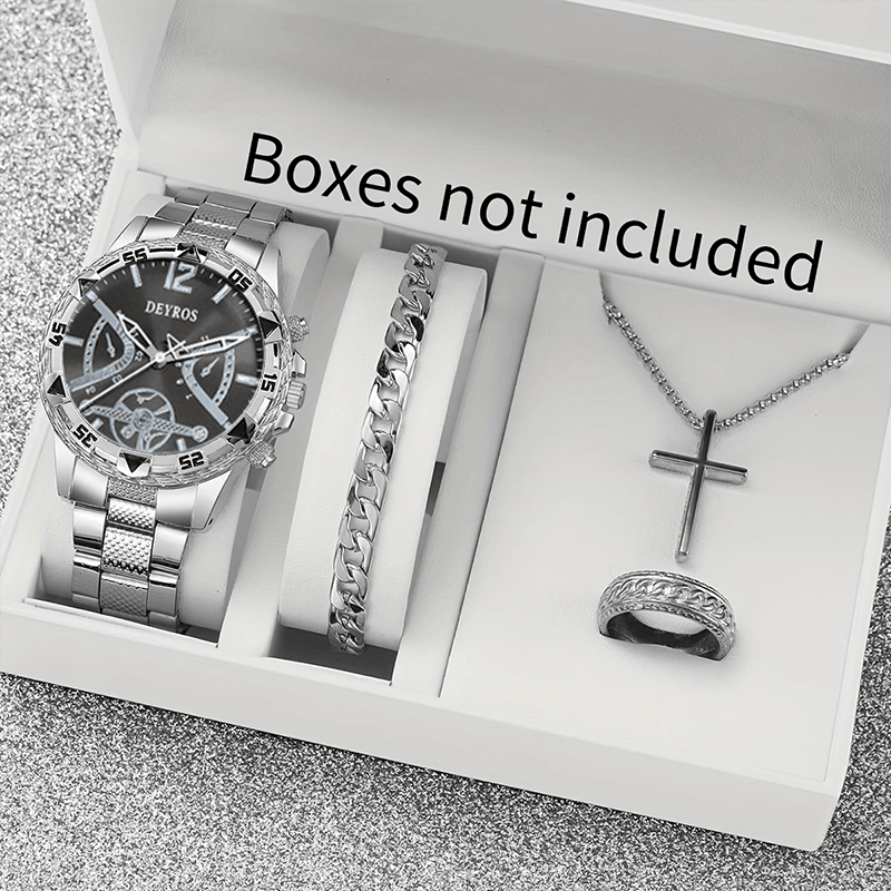 Moments Watches & Jewelry Burlington Reviews - Classic Luxury Men's Watch Set Jewelry