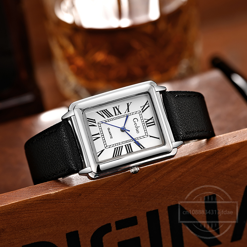Jewelry Style Watches - New Fashion Designer Rectangle Dial Quartz