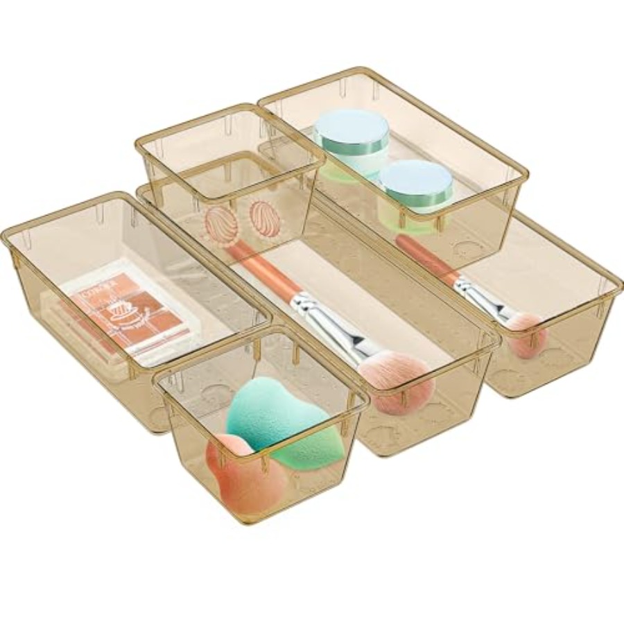Jewelry & Watches Bench - 6 Pack Drawer Organizer Set, Acrylic