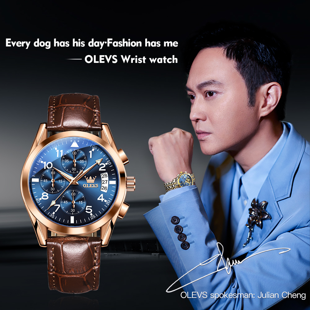 OLEVS 2878 Luxury Men's Watche - огляд і ціна Jewelry Inspired Watches