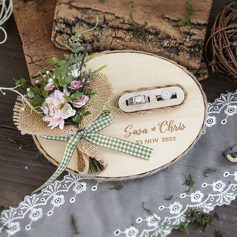 Custom Oval Wooden Flowers Eng - огляд і ціна Al Ain Jewelry & Watches Exhibition 2025