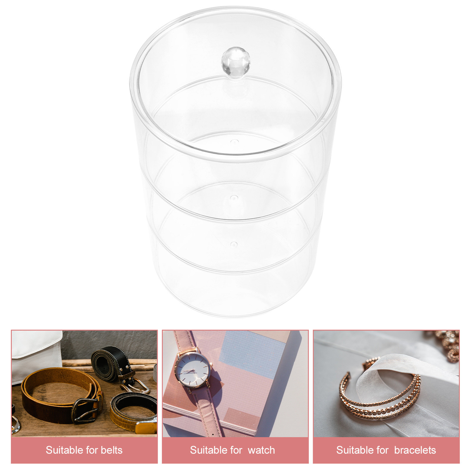 Multi-Level Transparent Acryli - огляд і ціна Jewelry Watches Box