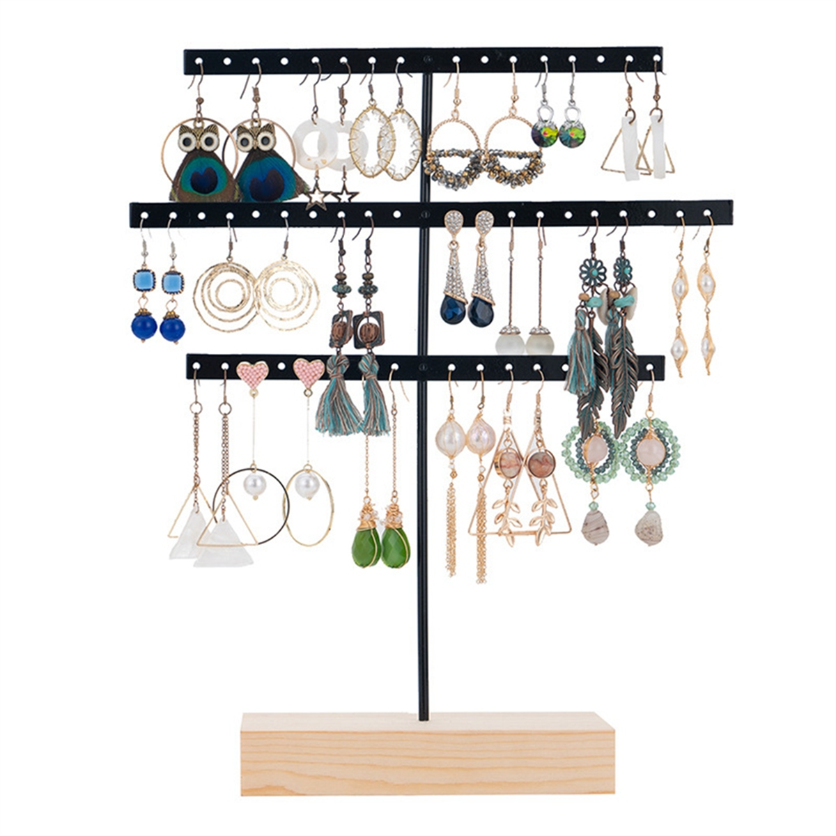 ABQR Black 3-Layer Simple Earr - огляд і ціна Jewelry & Watches Bench