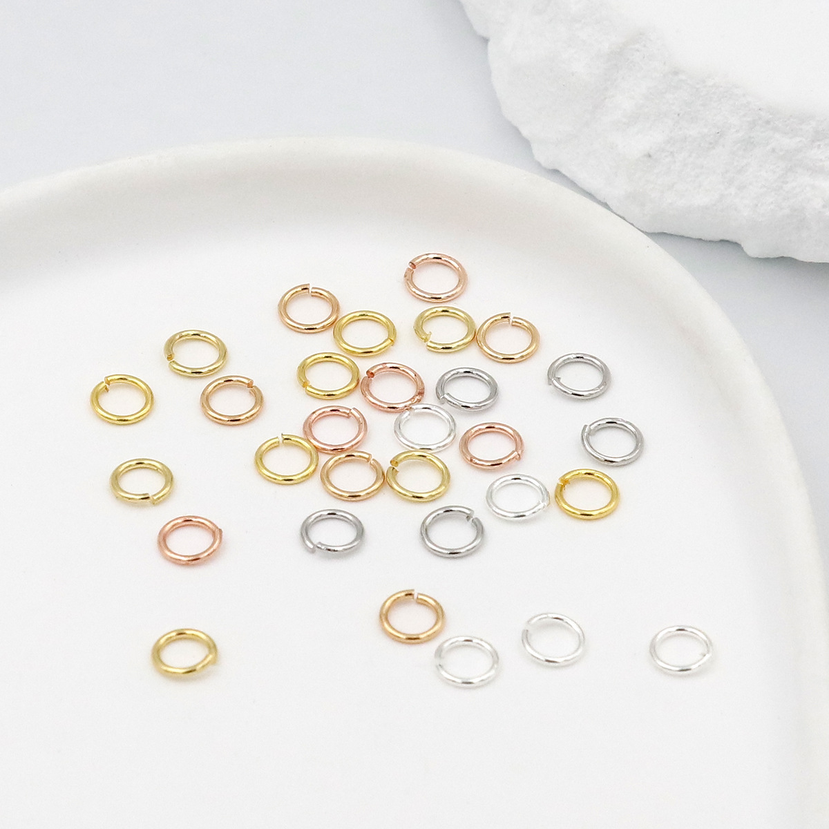 50-100 pcs/lot 3-10mm 925 Silv - огляд і ціна Sterling Silver Ring