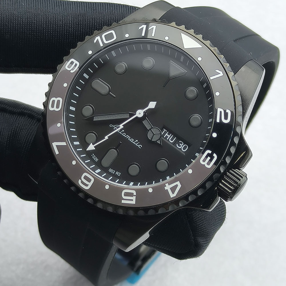 40MM NH36 Watch Black Men's St - огляд і ціна Jewellery Watches