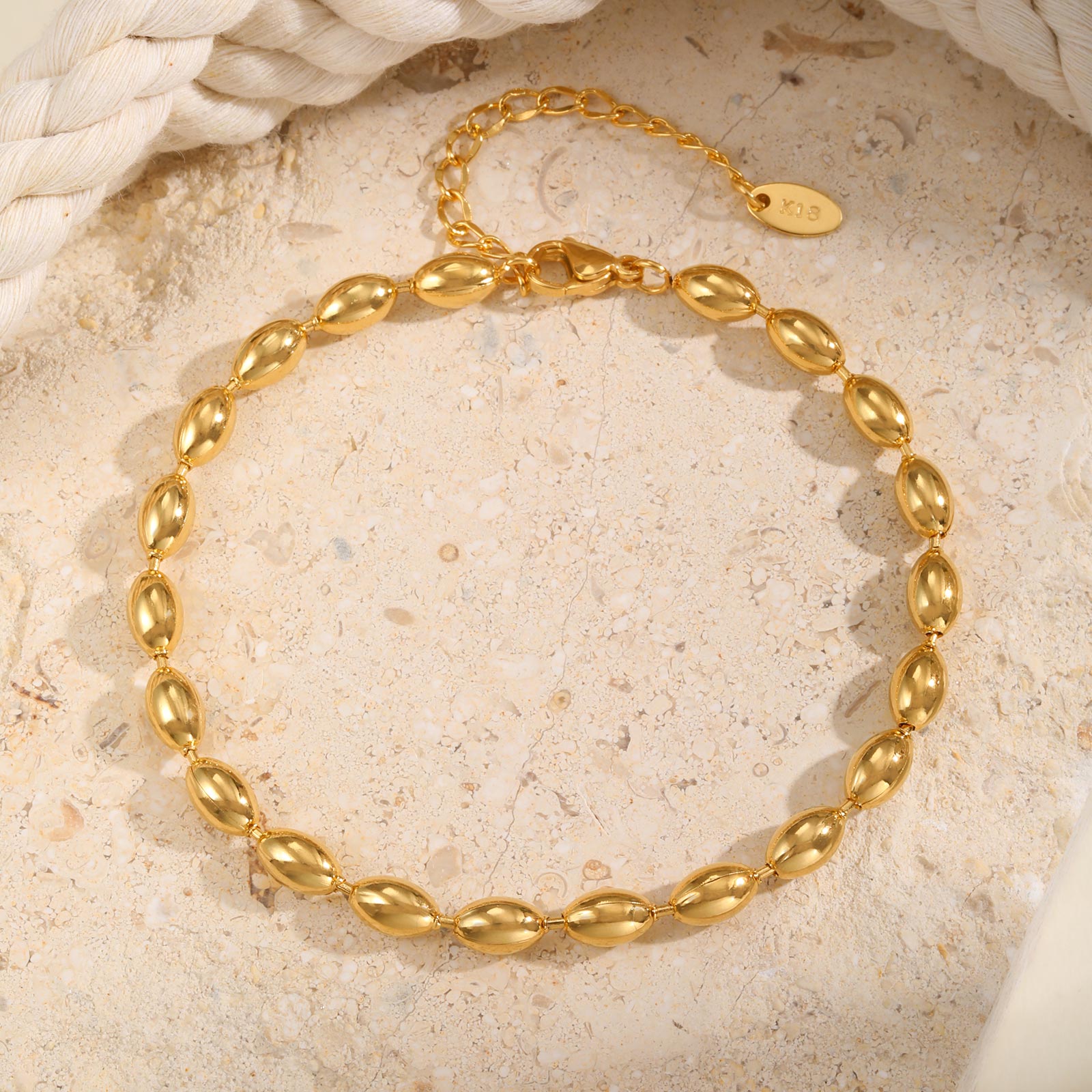 Stainless Steel Rugby Bead Cha - огляд і ціна Jc Jewelry & Watches