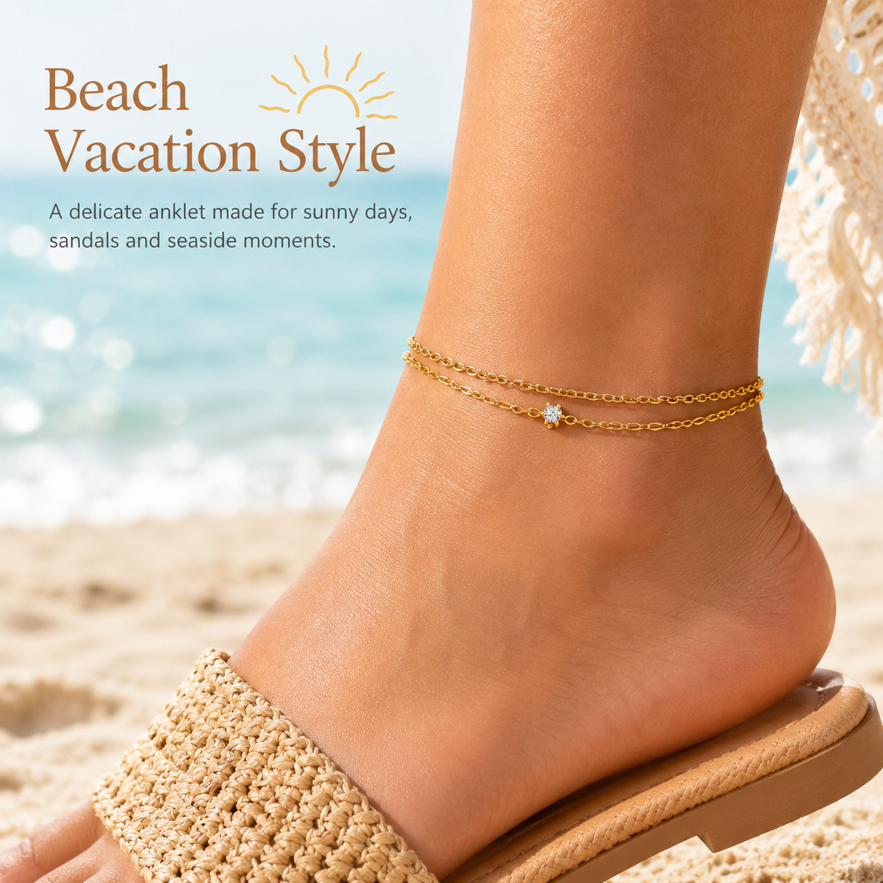 Waterproof Layered Anklet Brac - огляд і ціна Jc Jewelry & Watches