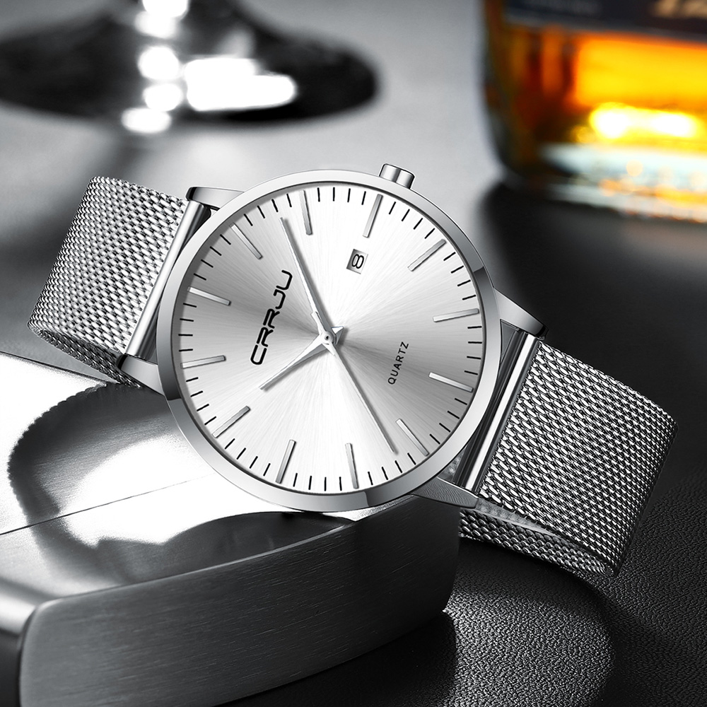 CRRJU New Fashion Mens Watches - огляд і ціна Jewelry Inspired Watches