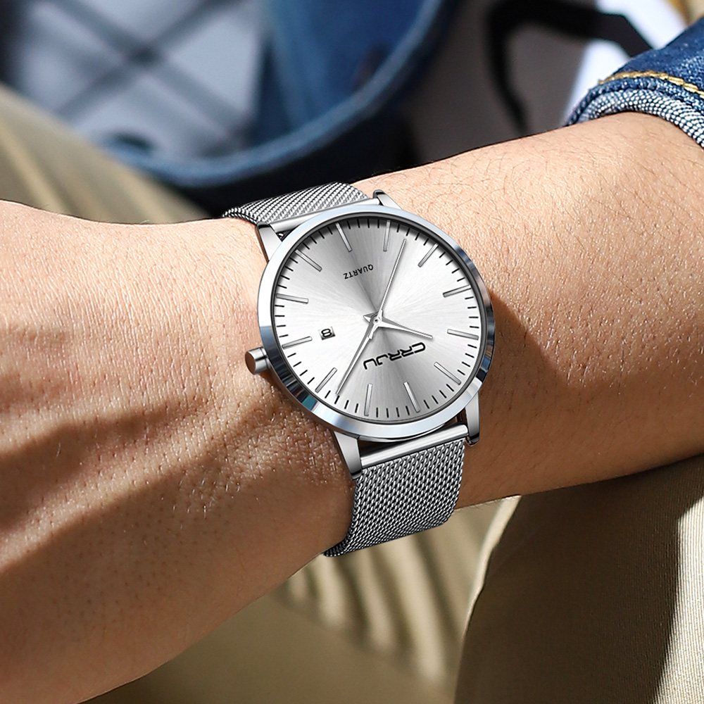 CRRJU New Fashion Mens Watches - огляд і ціна Jewelry Inspired Watches