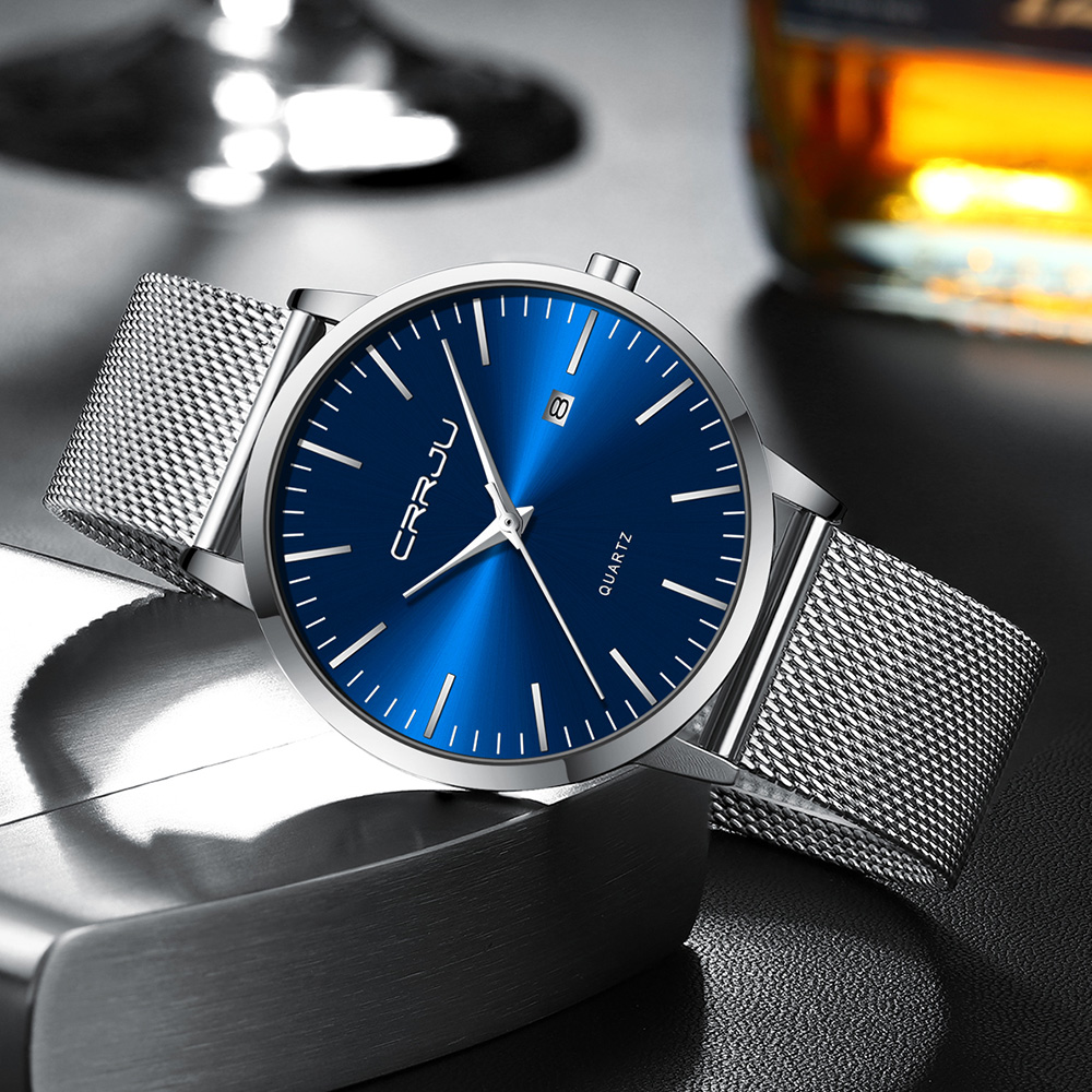 CRRJU New Fashion Mens Watches - огляд і ціна Jewelry Inspired Watches