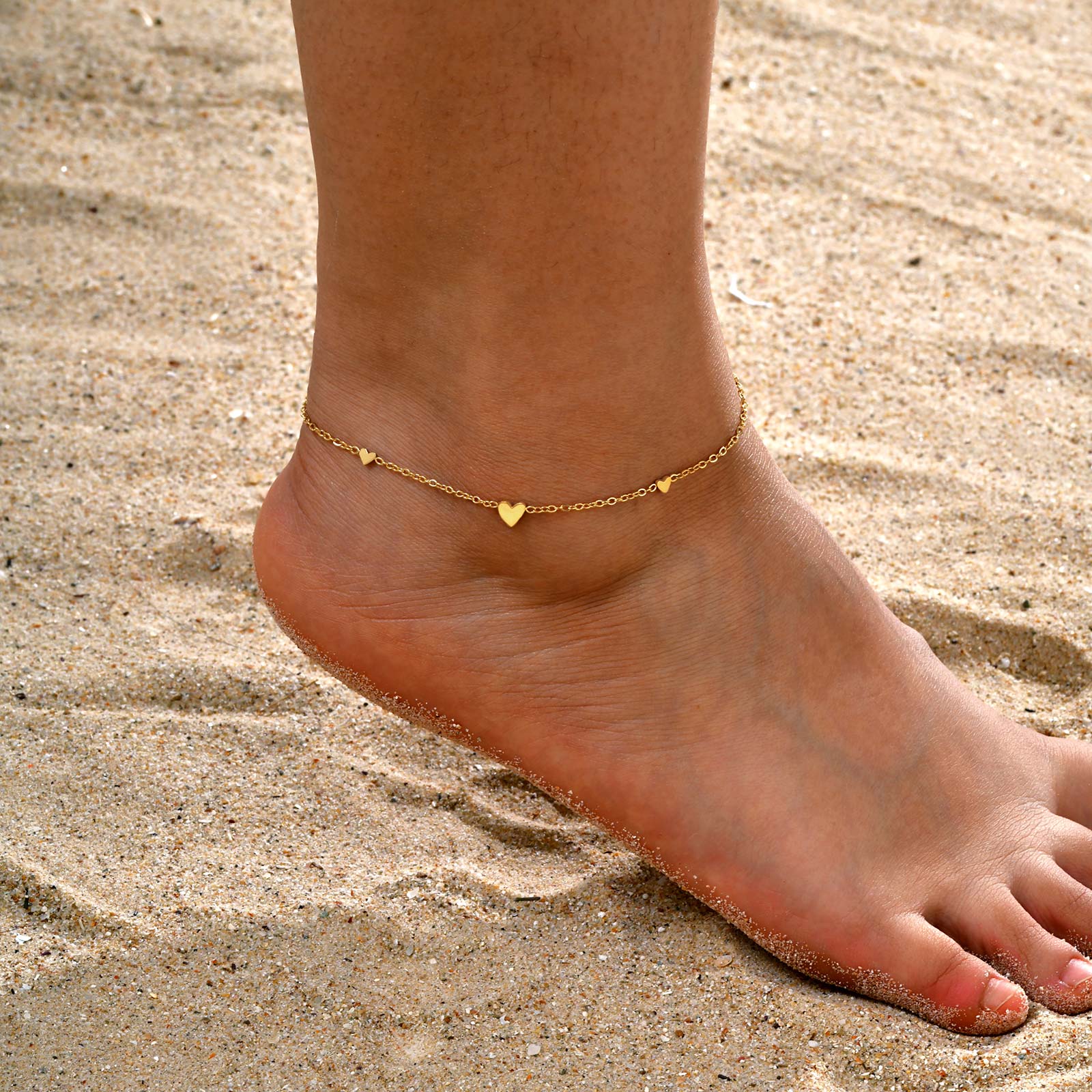 Stainless Steel Heart Anklets  - огляд і ціна Jc Jewelry & Watches