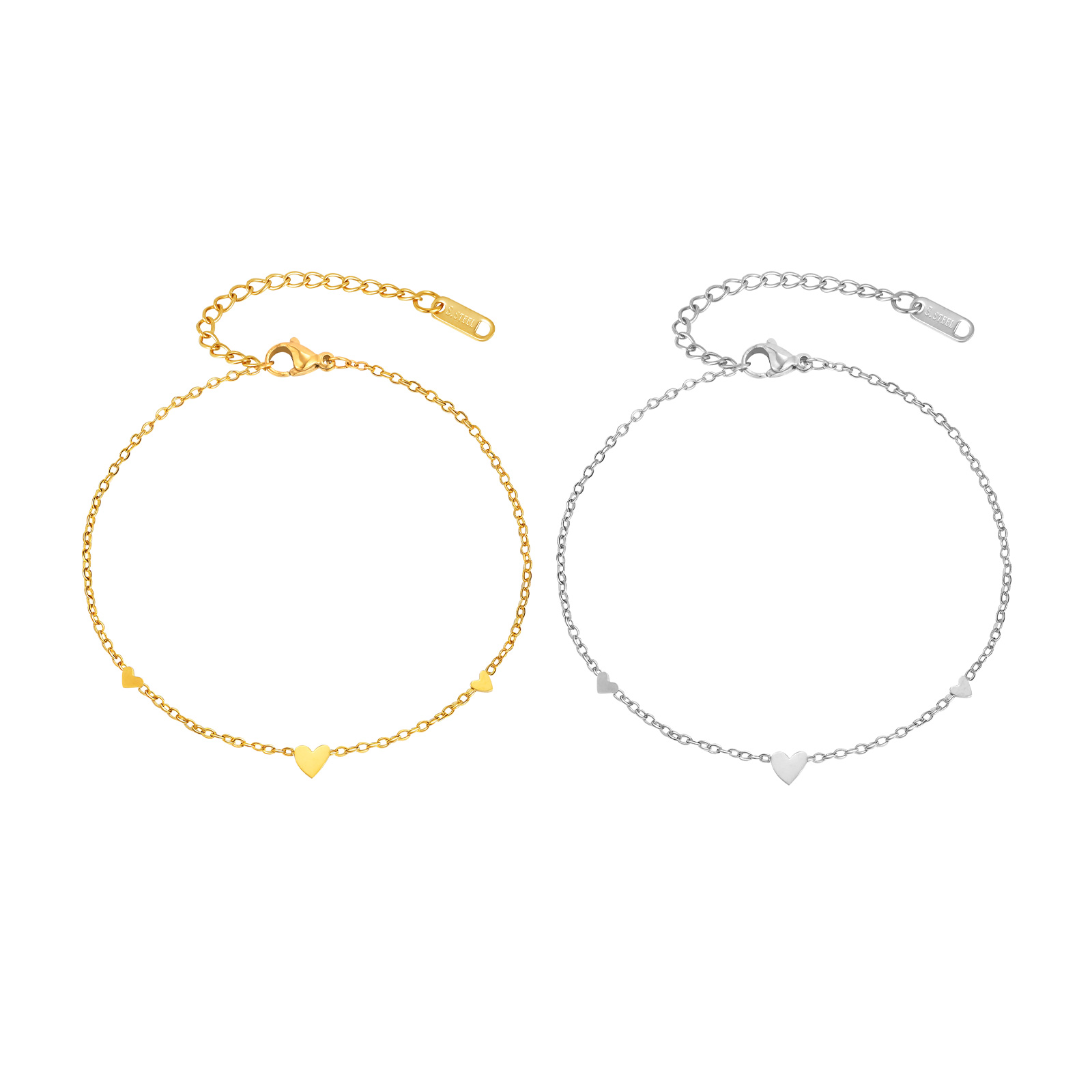 Stainless Steel Heart Anklets  - огляд і ціна Jc Jewelry & Watches