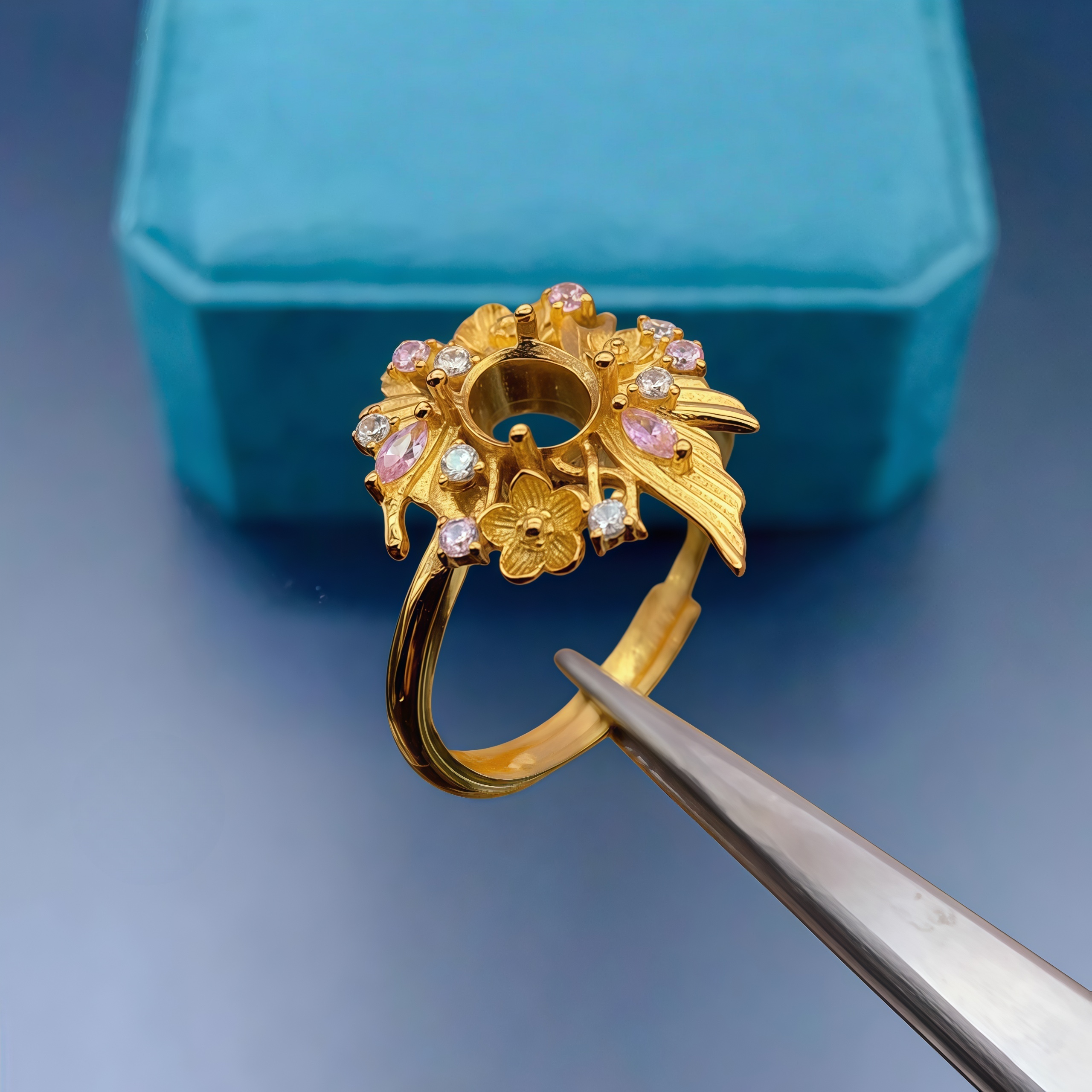 Fashion DIY Empty Ring Holder  - огляд і ціна Sterling Silver Ring
