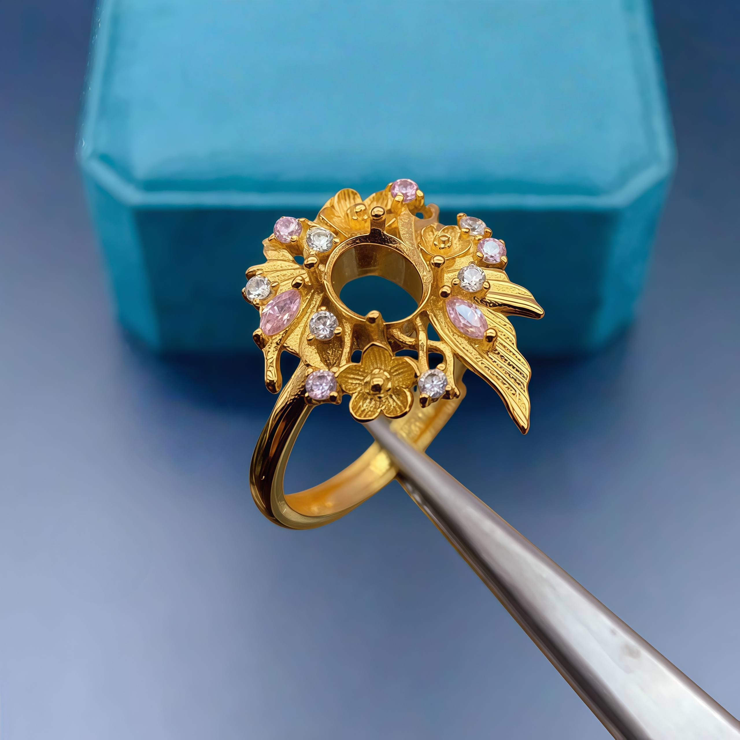 Fashion DIY Empty Ring Holder  - огляд і ціна Sterling Silver Ring