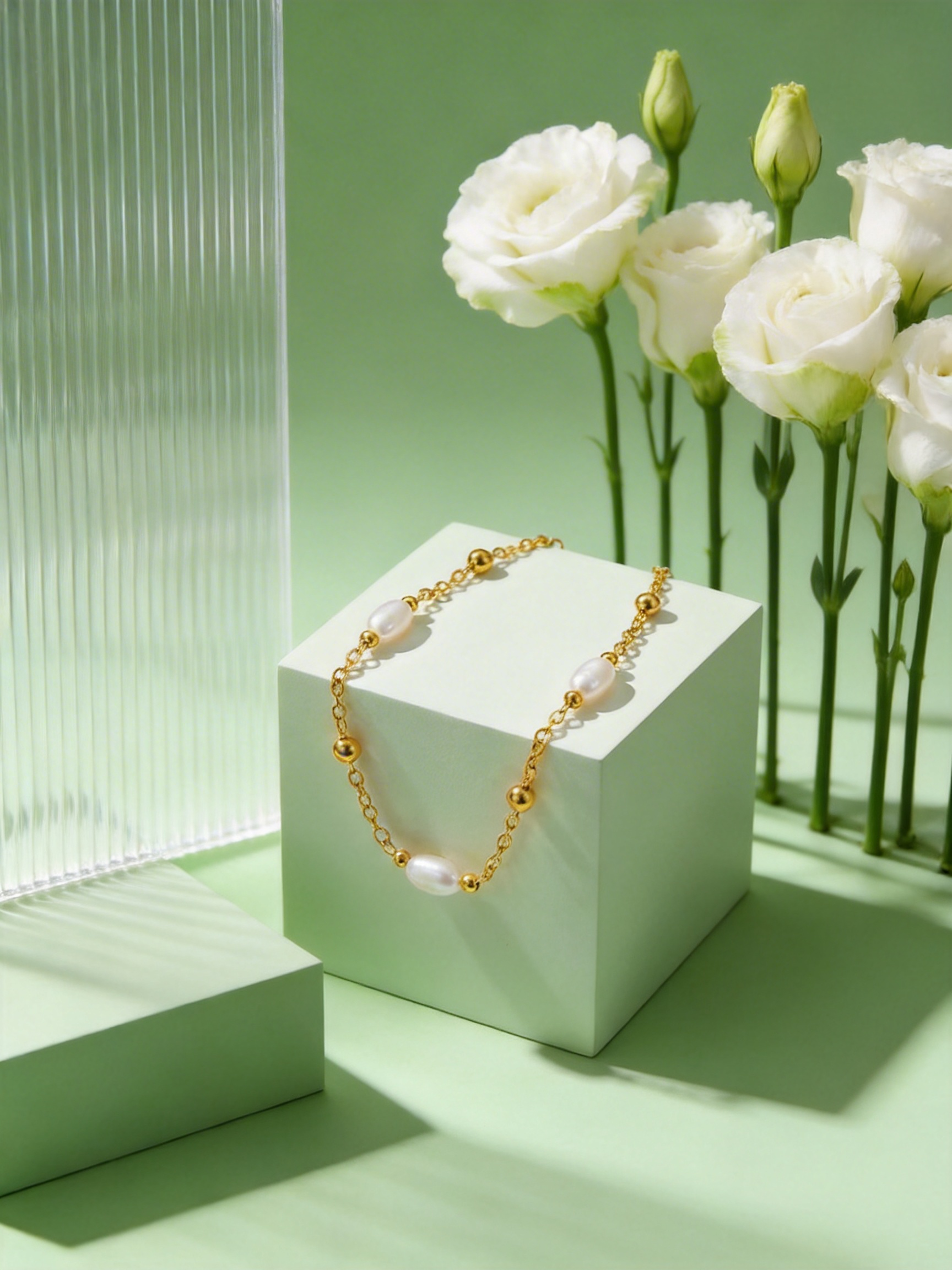 Elegant Imitation Pearl Anklet - огляд і ціна Jc Jewelry & Watches