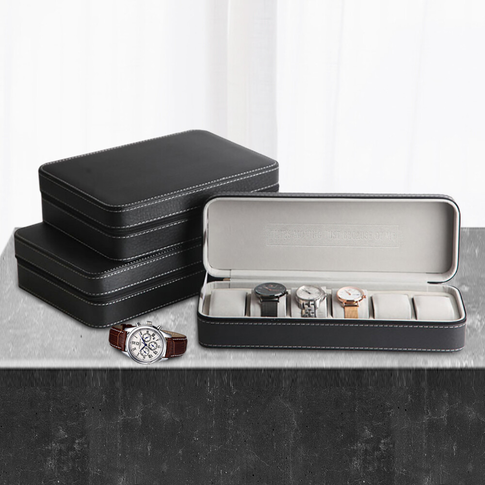 Bymaocar Portable 6 Slot Zippe - огляд і ціна Jewelry Watches Box