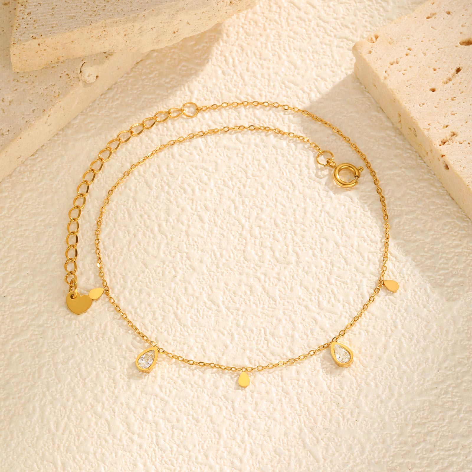 Dainty Water Drop Zircon Ankle - огляд і ціна Jc Jewelry & Watches