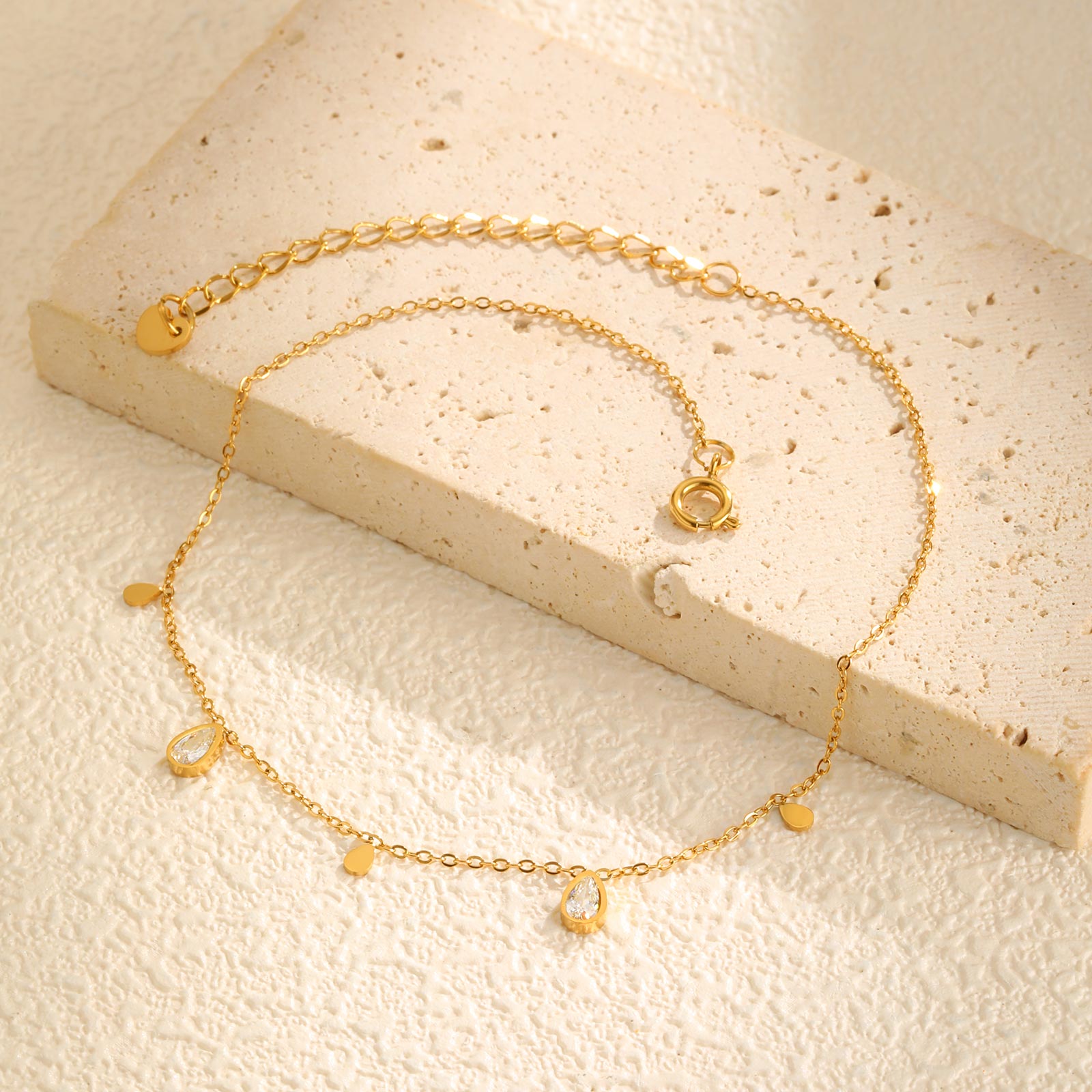 Dainty Water Drop Zircon Ankle - огляд і ціна Jc Jewelry & Watches