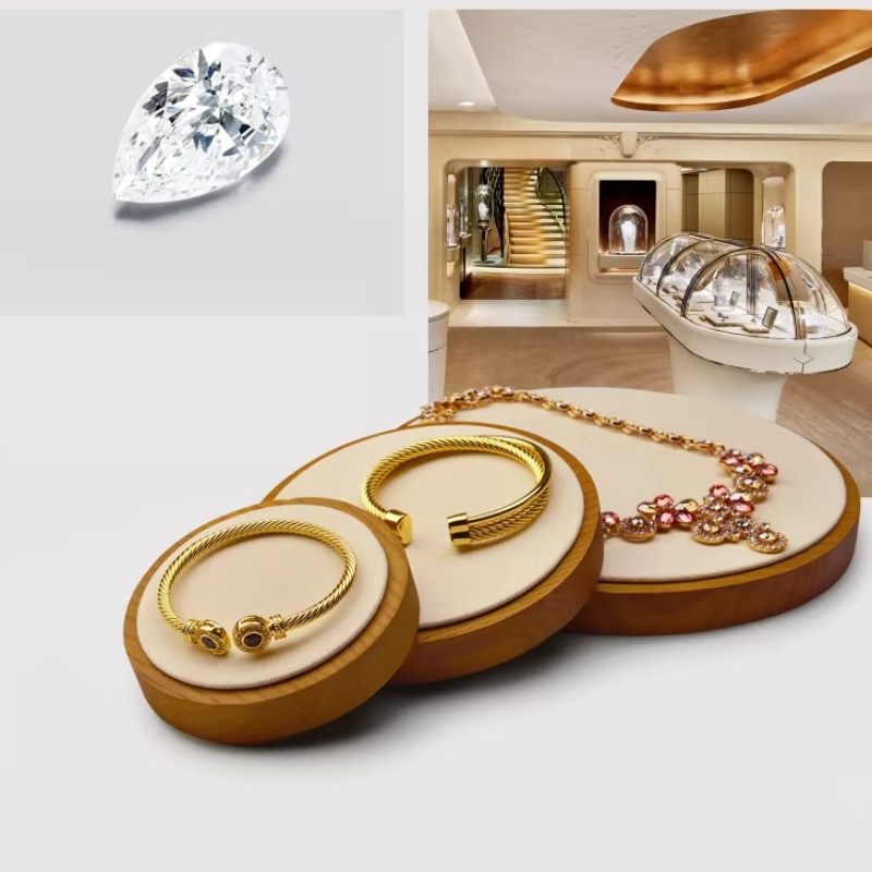 Solid Wood Jewelry Display Tra - огляд і ціна Jewelry Stores With Watches