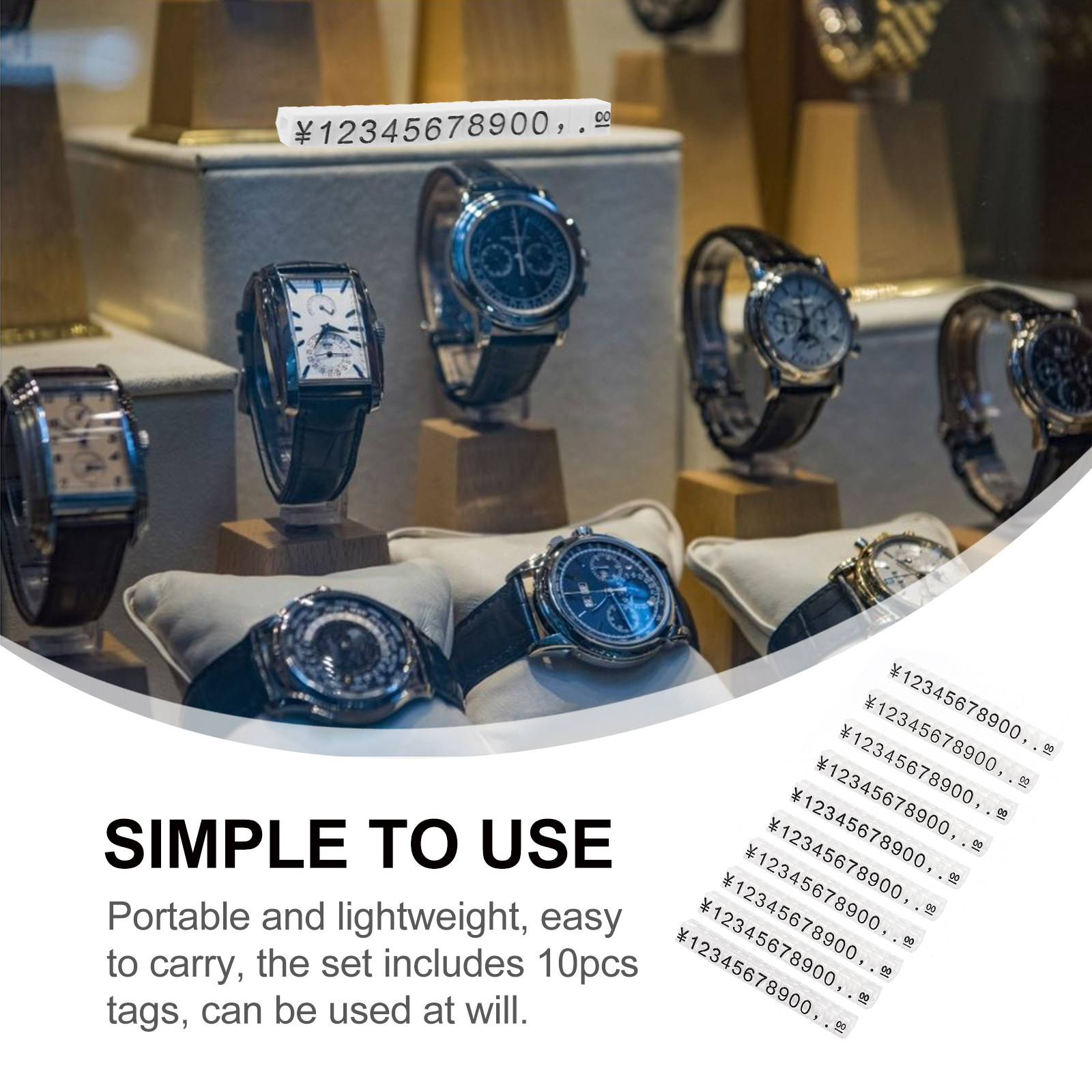 10Pcs Premium Plastic Jewelry  - огляд і ціна Jewelry Stores With Watches