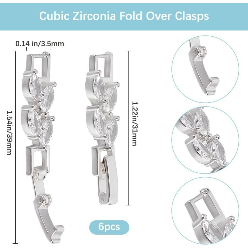 1 Box 6Pcs Bracelet Extender C - огляд і ціна Jewelry Watches Box