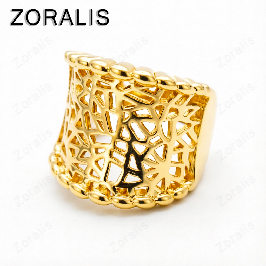 Factory Price 18K Gold Irregul - огляд і ціна Statement Cocktail Ring