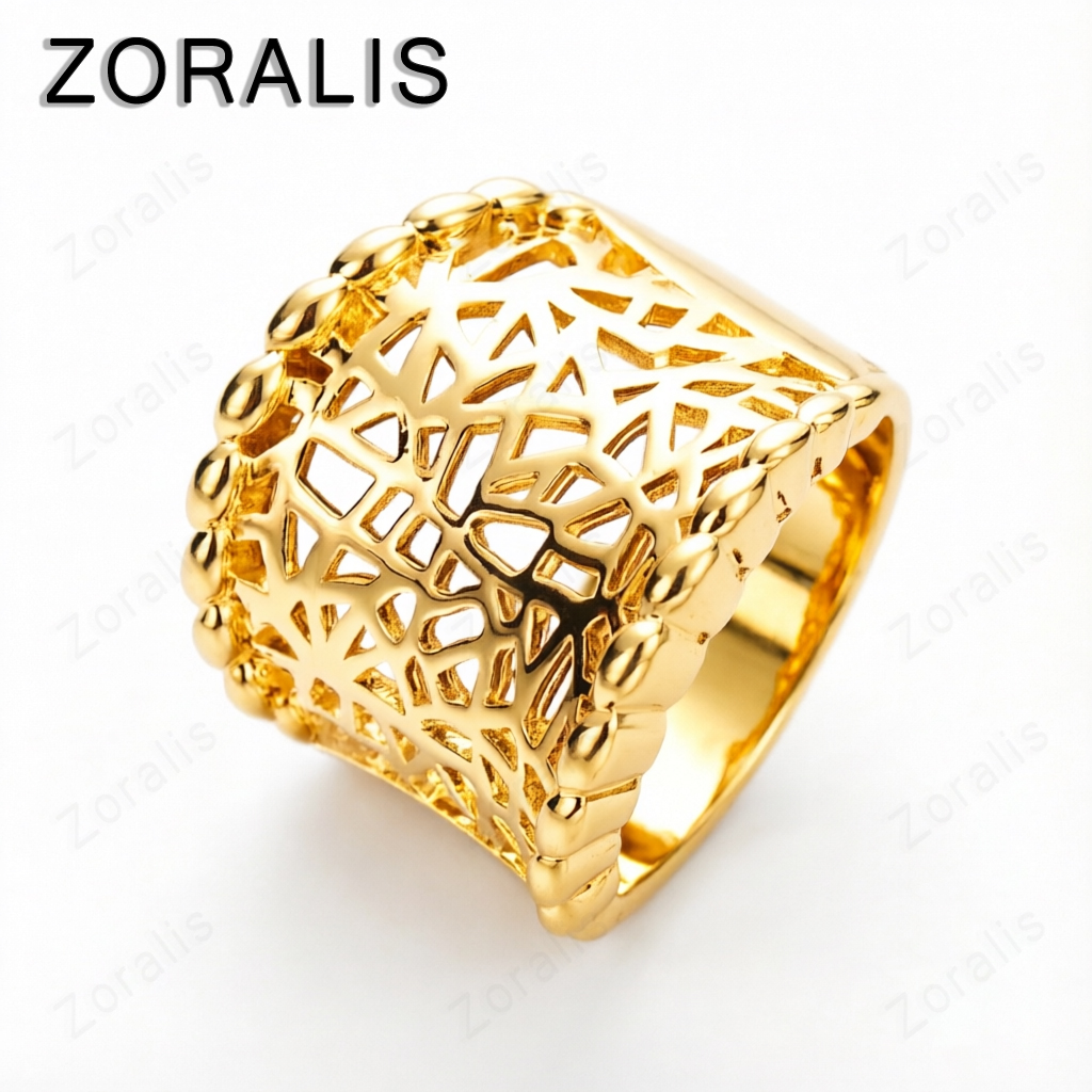 Factory Price 18K Gold Irregul - огляд і ціна Statement Cocktail Ring