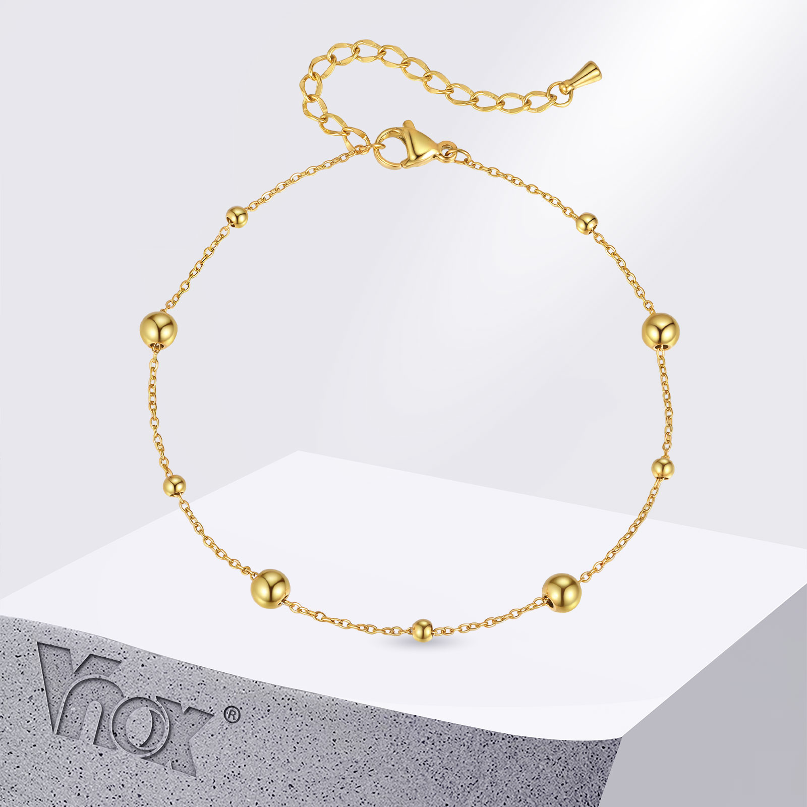 Vnox Stainless Steel Small Bea - огляд і ціна Jc Jewelry & Watches