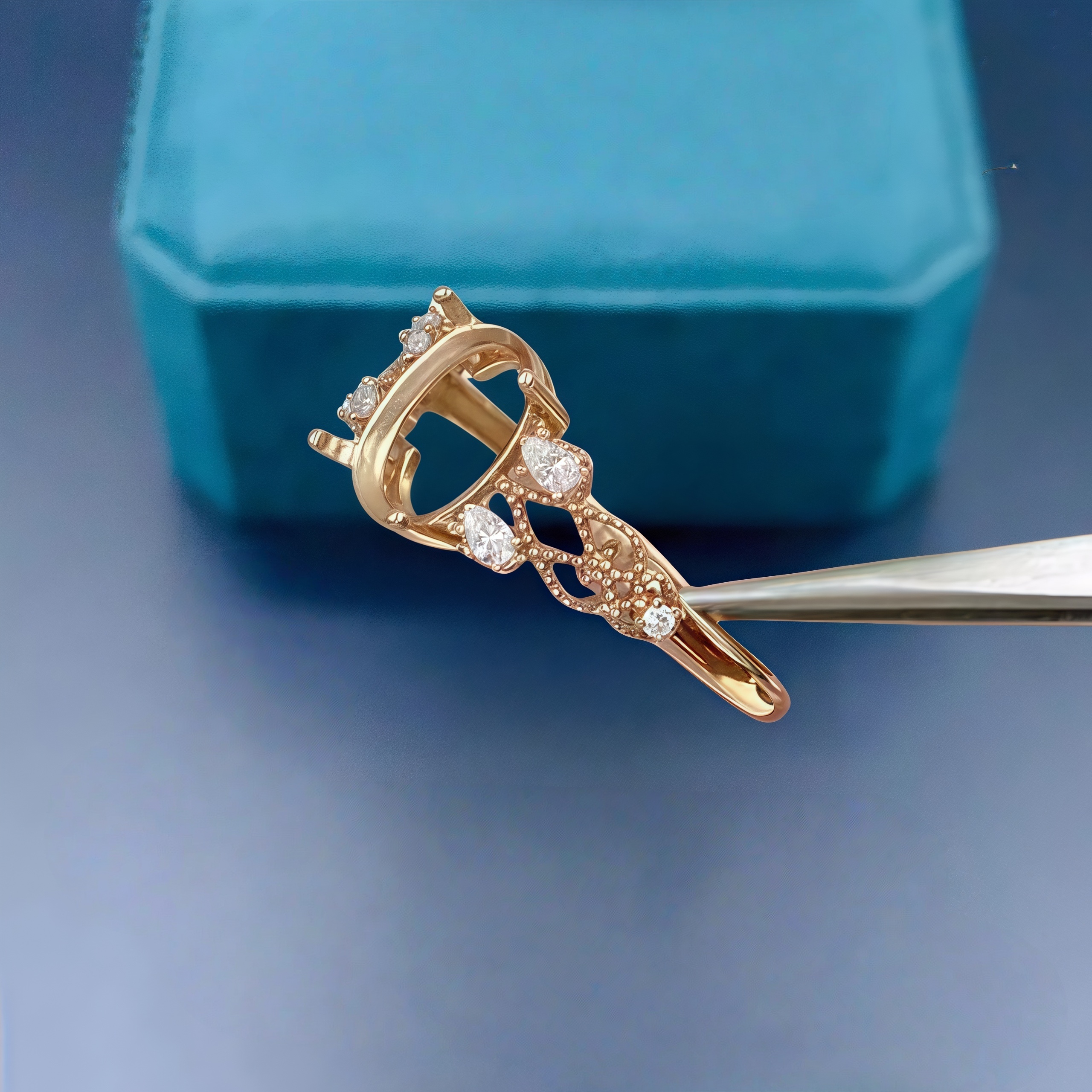 DIY Empty Ring Holder S925 Ste - огляд і ціна Sterling Silver Ring