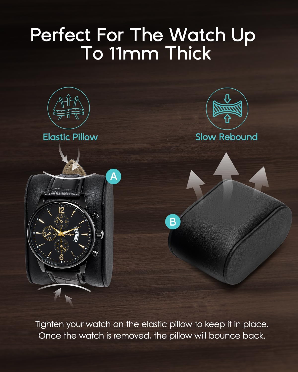 6-Slot Watch Case with Glass L - огляд і ціна Jewelry Watches Box