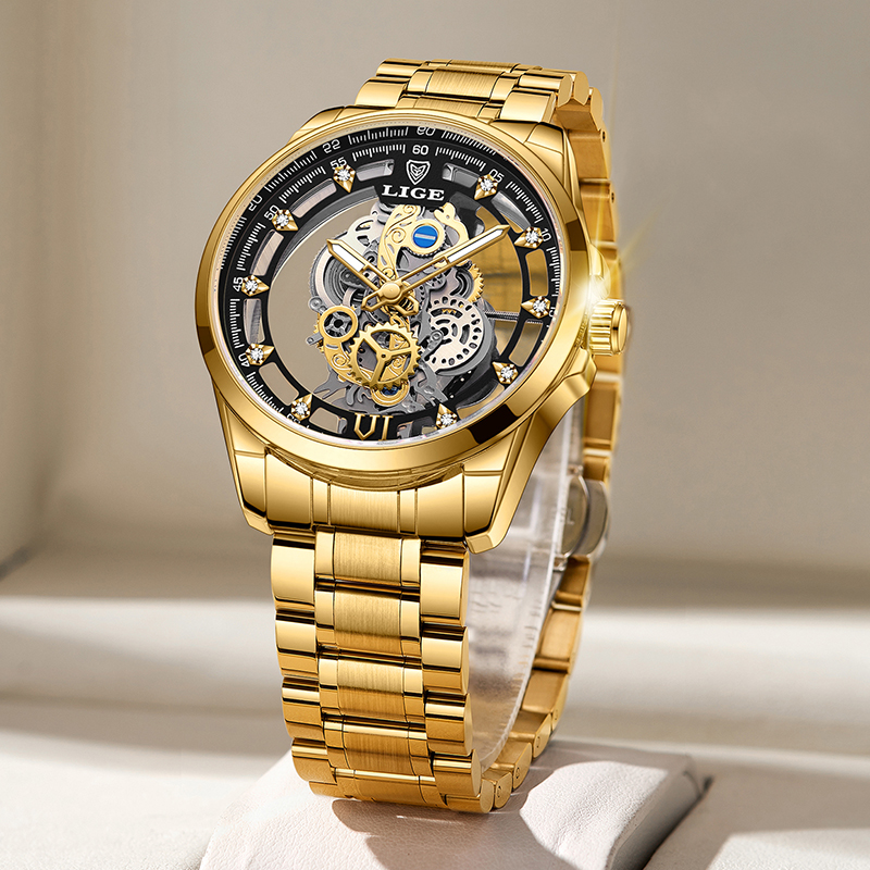 2026 LIGE Men Watch Skeleton A - огляд і ціна Jewelry Inspired Watches