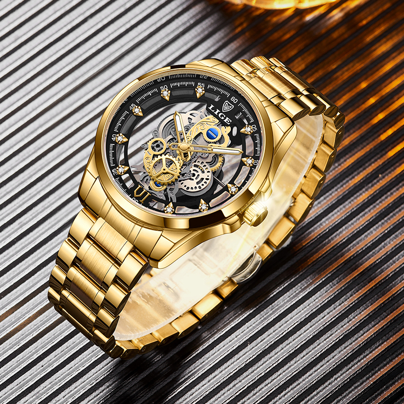 2026 LIGE Men Watch Skeleton A - огляд і ціна Jewelry Inspired Watches