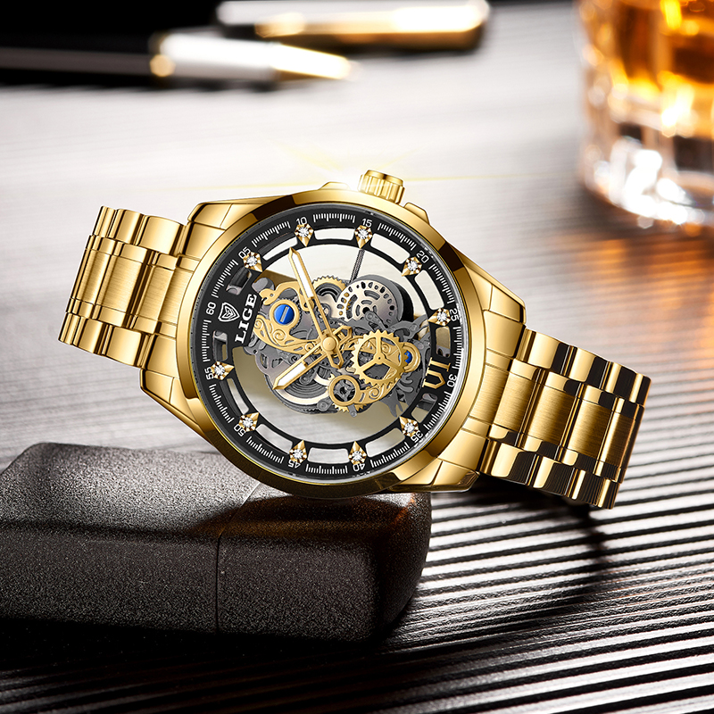 2026 LIGE Men Watch Skeleton A - огляд і ціна Jewelry Inspired Watches