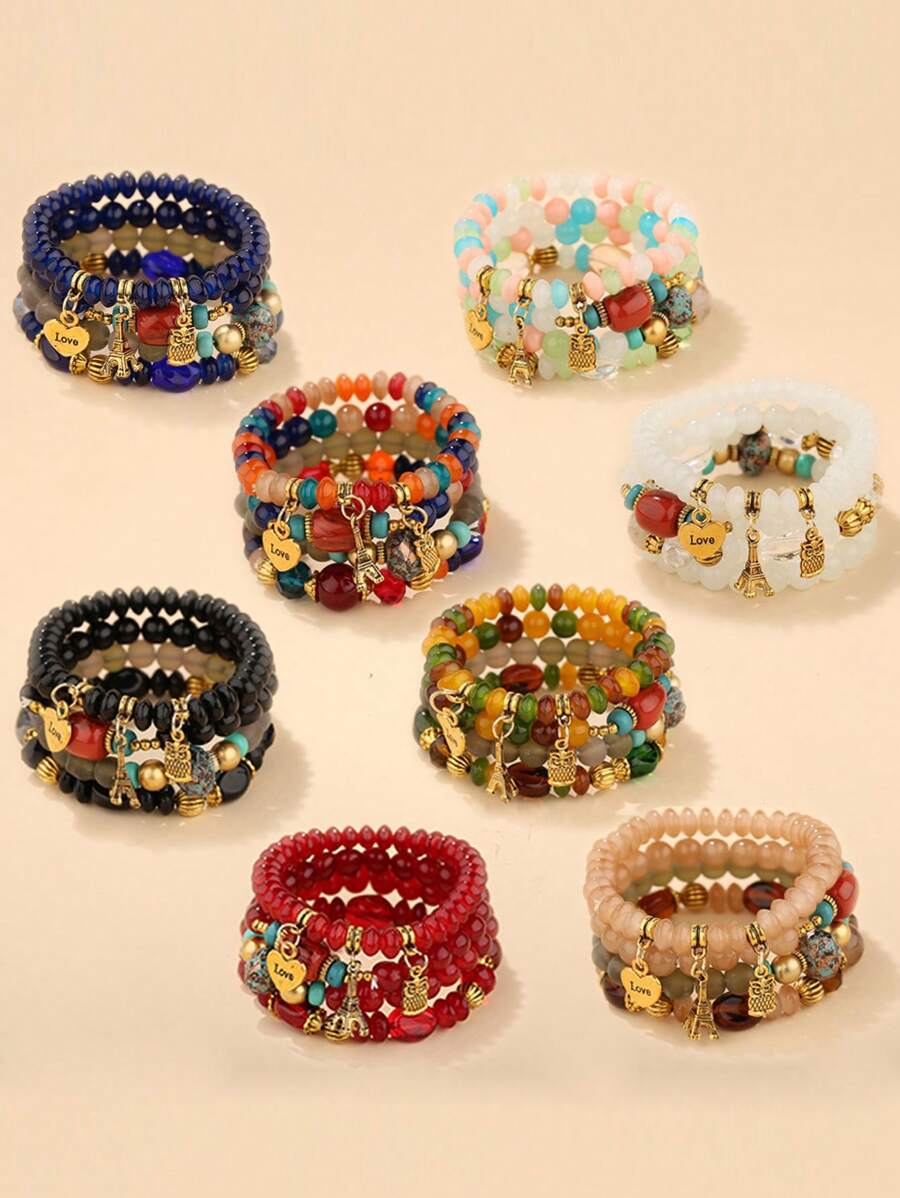 1 Set Of 4pcs Boho Style Decor - огляд і ціна Jewelry & Watches Bench