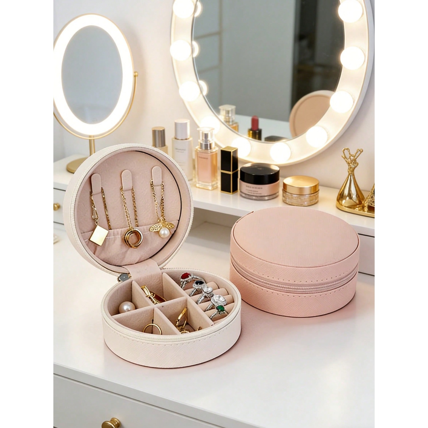 Circular Jewelry Box, Portable - огляд і ціна Jewelry Stores With Watches