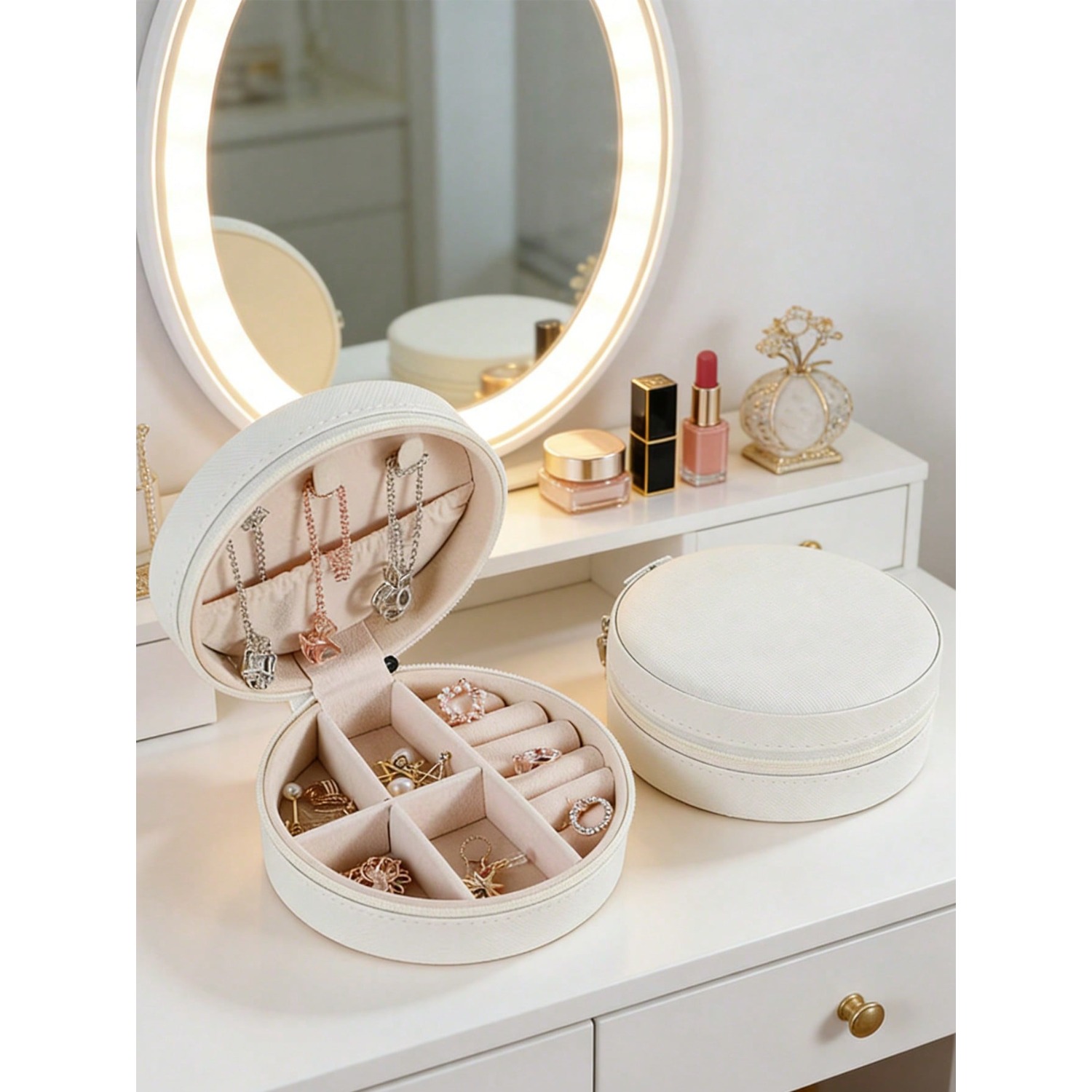 Circular Jewelry Box, Portable - огляд і ціна Jewelry Stores With Watches