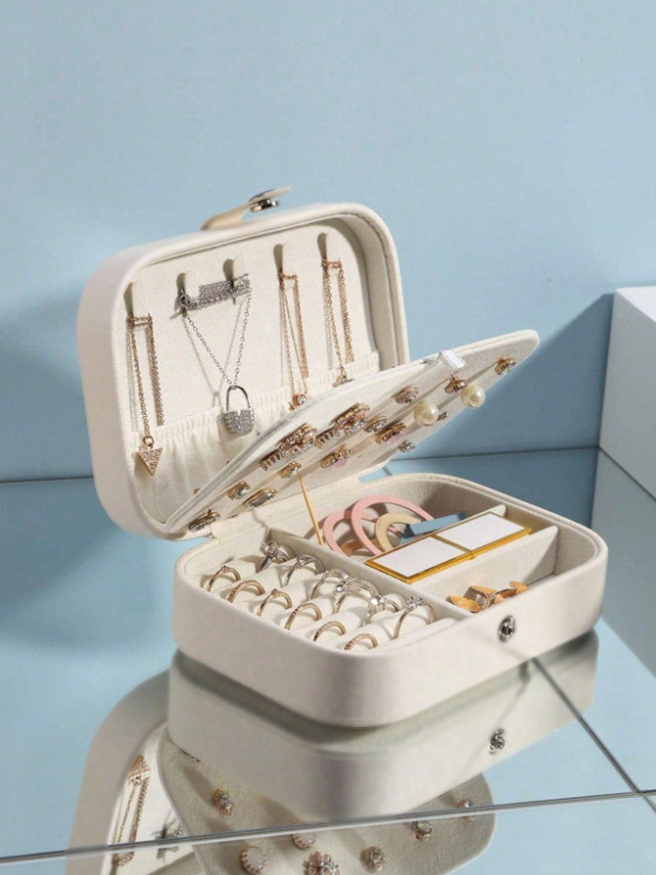 1 Rectangular Jewelry Box Pu J - огляд і ціна Jewelry Stores With Watches