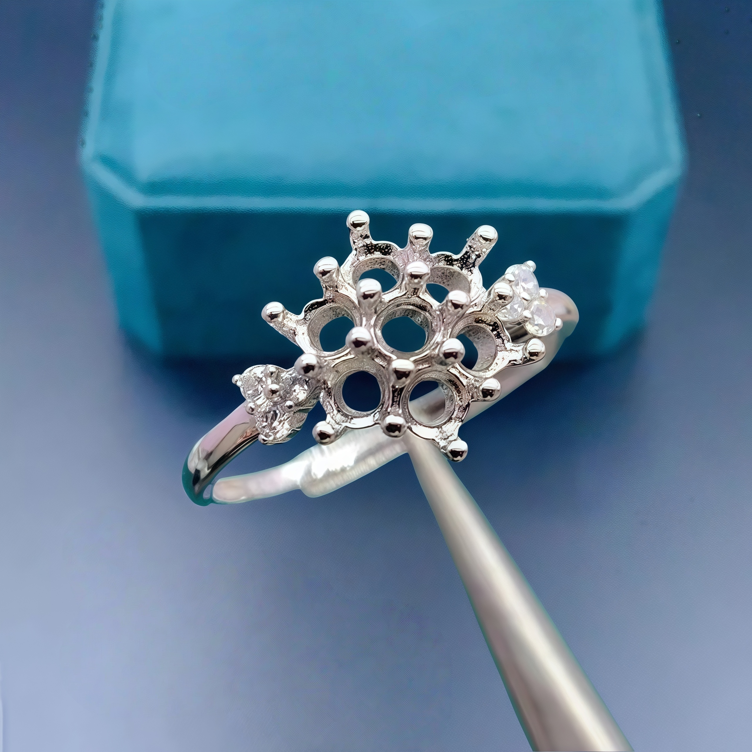 Setting 3mm Round Stone Fashio - огляд і ціна Sterling Silver Ring