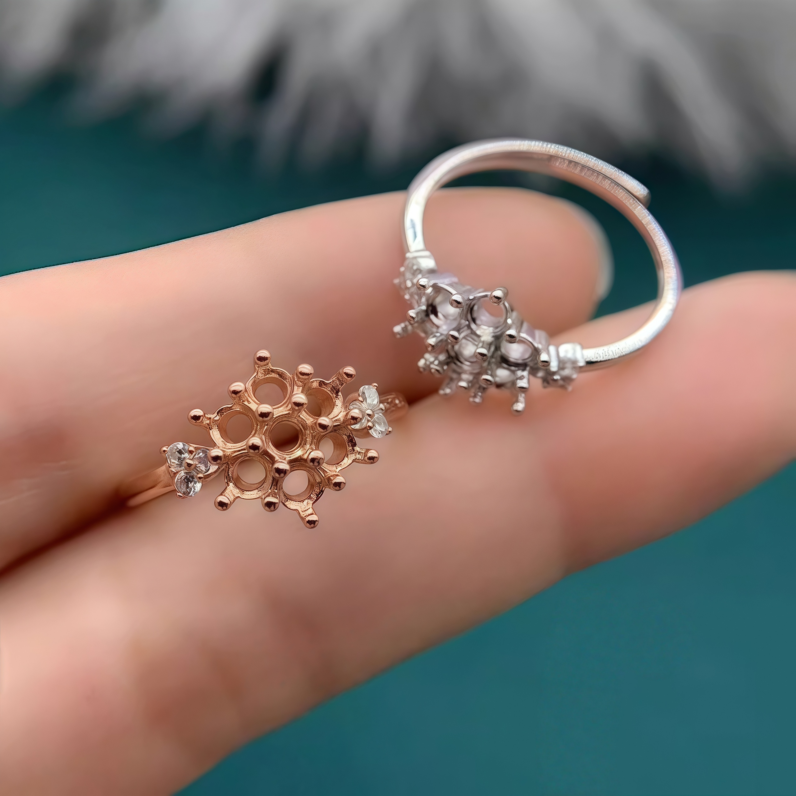 Setting 3mm Round Stone Fashio - огляд і ціна Sterling Silver Ring