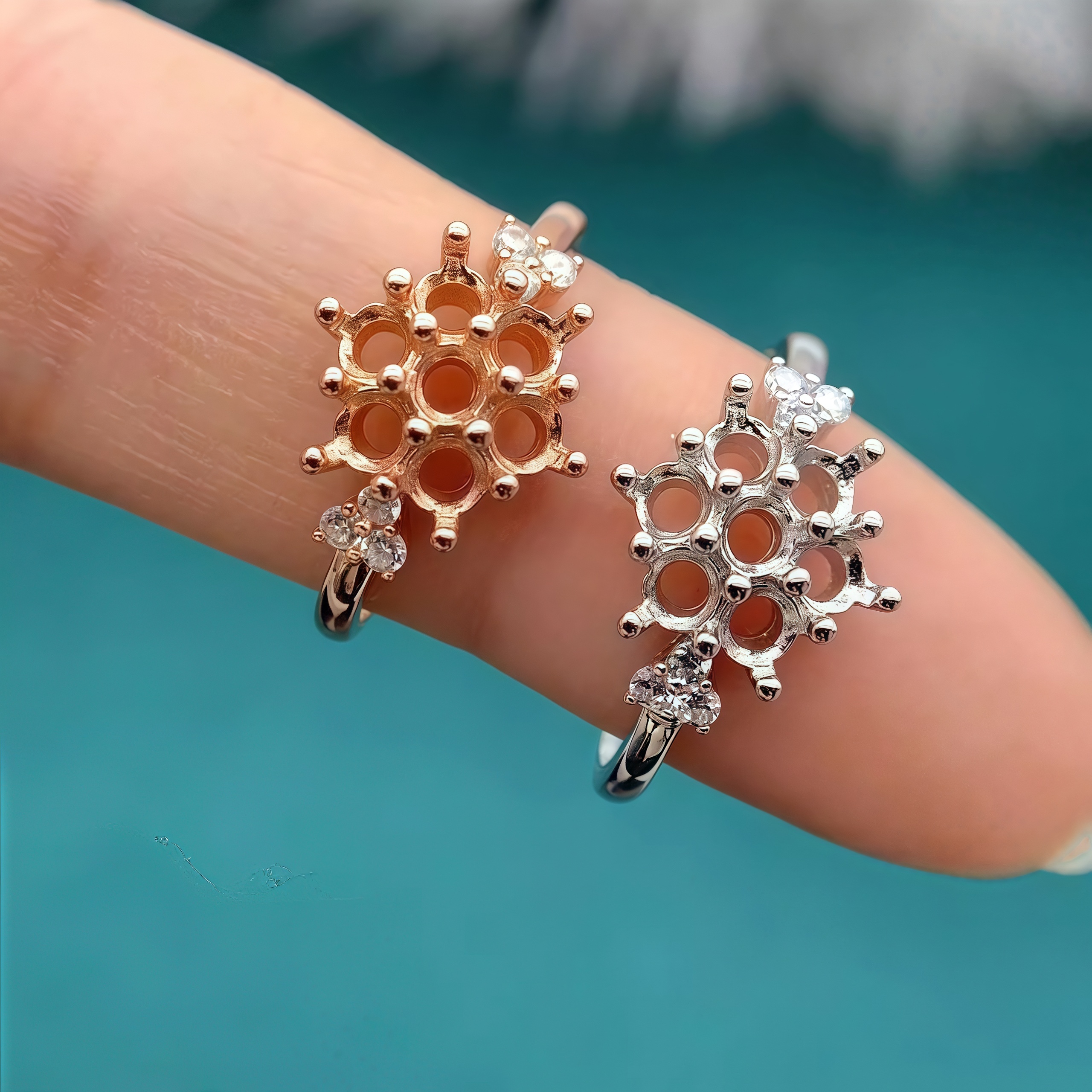 Setting 3mm Round Stone Fashio - огляд і ціна Sterling Silver Ring