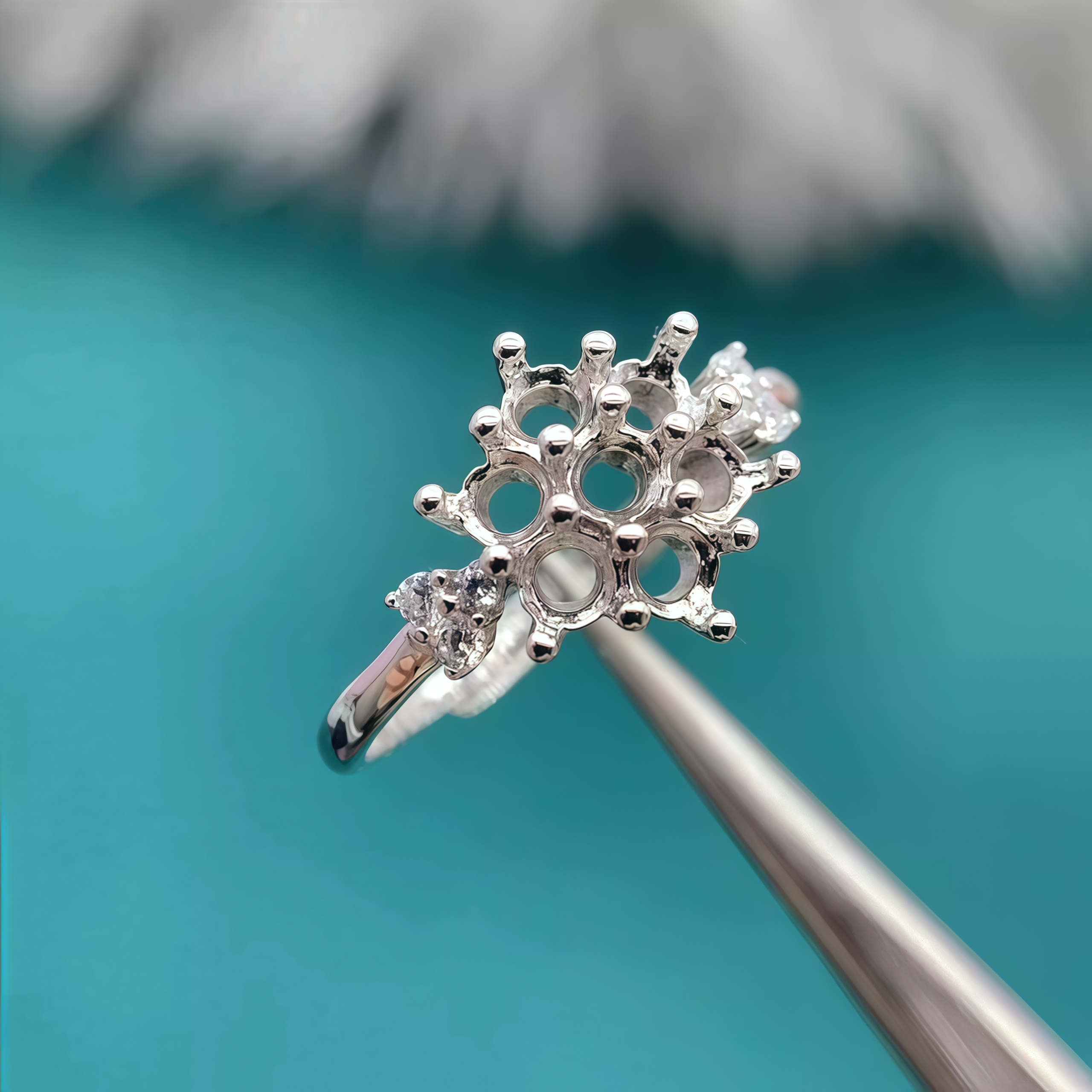Setting 3mm Round Stone Fashio - огляд і ціна Sterling Silver Ring