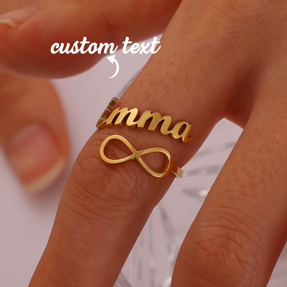 Personalized Name Anillos Cust - огляд і ціна Statement Cocktail Ring