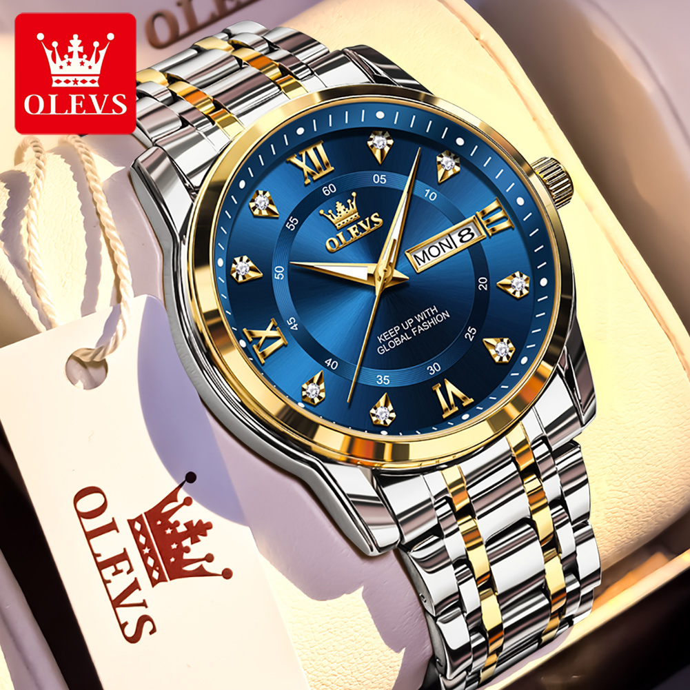 OLEVS Brand Fashion men's watc - огляд і ціна Jewelry Style Watches