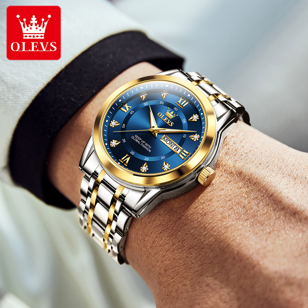 OLEVS Brand Fashion men's watc - огляд і ціна Jewelry Style Watches