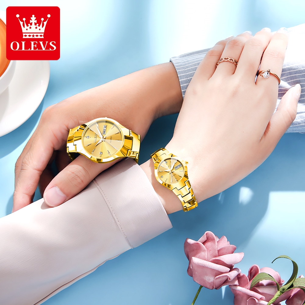 OLEVS TOP Brand Gold Watches f - огляд і ціна Jewelry Inspired Watches
