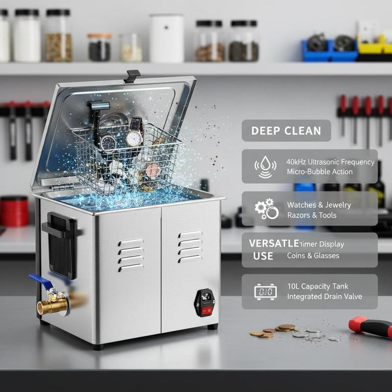 10L Ultrasonic Cavitation Devi - огляд і ціна Jewelry Stores With Watches