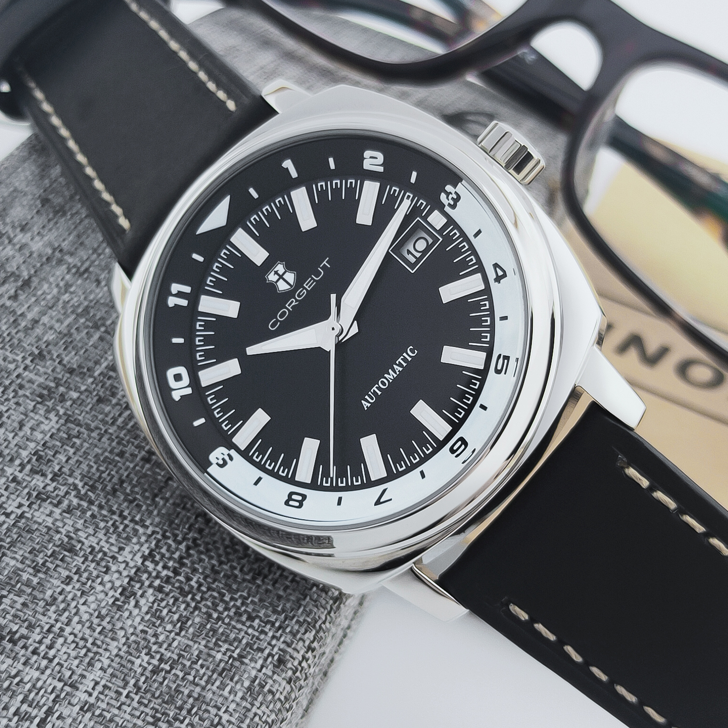 CUSTOM 42MM Stainless Steel Sa - огляд і ціна Jewelry Style Watches